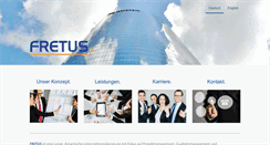 Desktop Screenshot of fretus-group.com